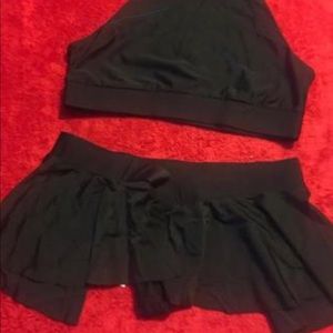 Black two piece bikini 👙